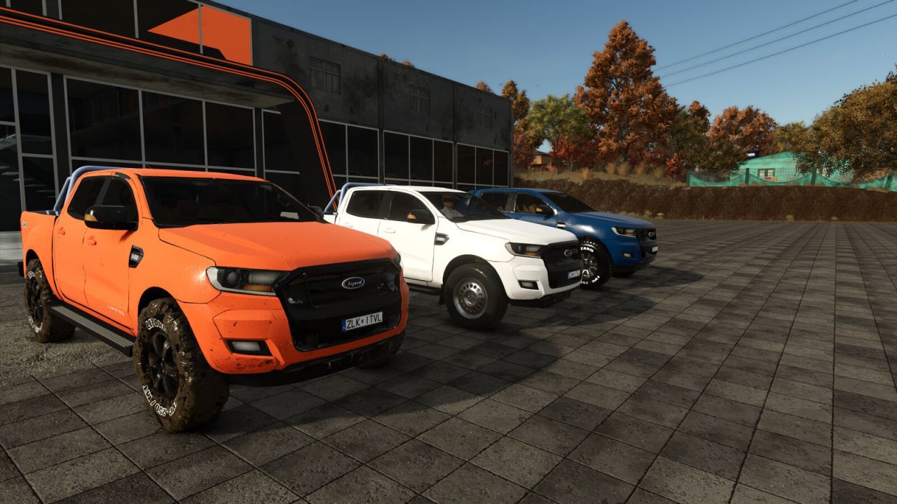 Mocny Pickup Ranger 2017 4x4 do Szybkich Podróży i Ciężkich Prac w FS25