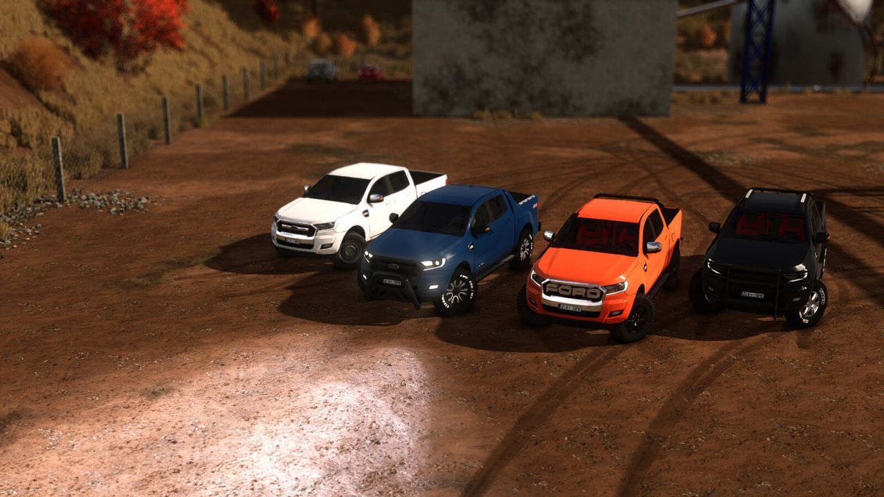 Niezawodny Pickup Ford Ranger 2017 — Szybki 4x4 Pomocnik dla Farming Simulator 25