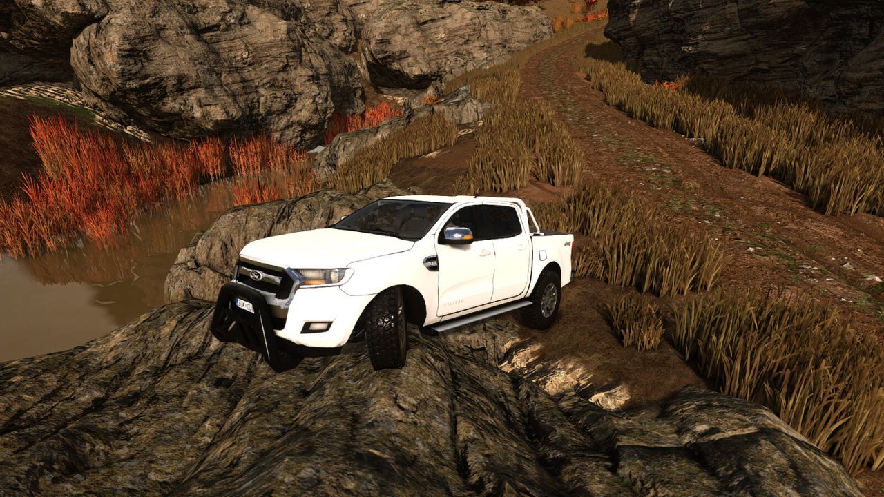 Zuverlässiger Pickup Ford Ranger 2017 — Schneller 4x4 Helfer für Farming Simulator 25
