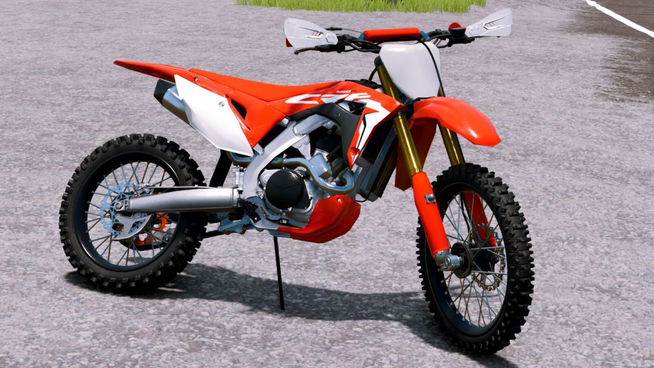 Legendarny Motocykl LIZARD CRF 450R — Zwinny Motocykl do Szybkich Wyścigów w FS25
