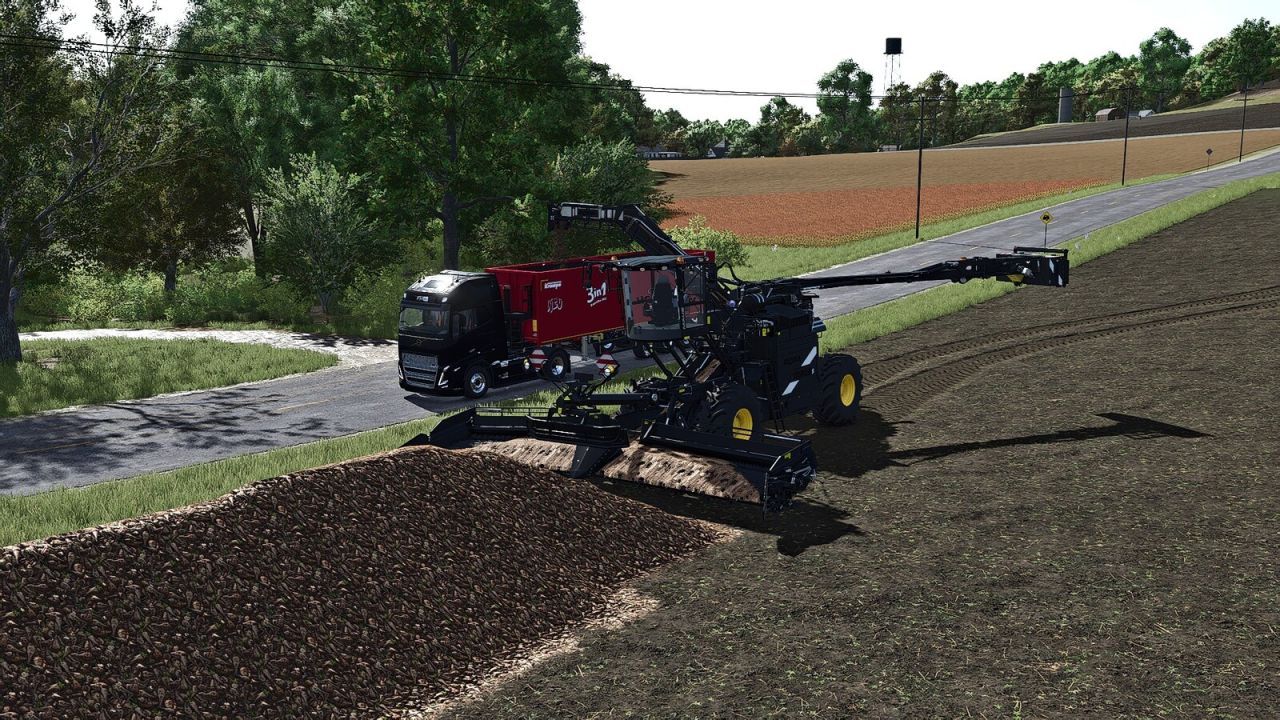 Mocny Ładowacz ROPA Maus 5 — Szybkie Czyszczenie i Przeładunek Buraka w FS25