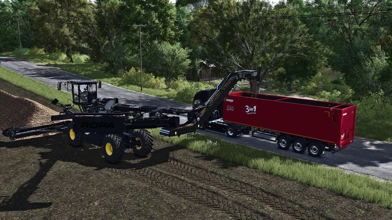 Mocny Ładowacz ROPA Maus 5 — Szybkie Czyszczenie i Przeładunek Buraka w FS25