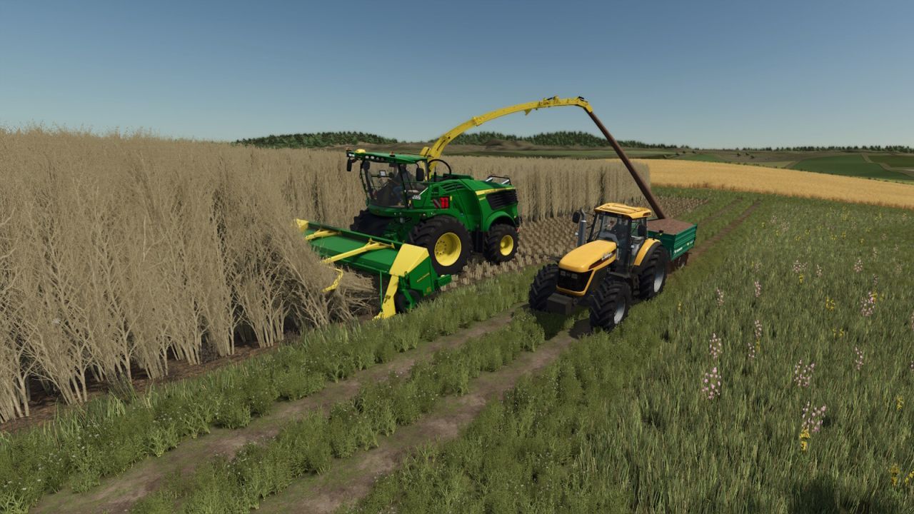 Ефективна Жатка Lizard Pop6x для Подрібнення Тополі у Farming Simulator 25