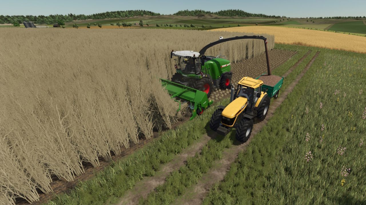 Ефективна Жатка Lizard Pop6x для Подрібнення Тополі у Farming Simulator 25