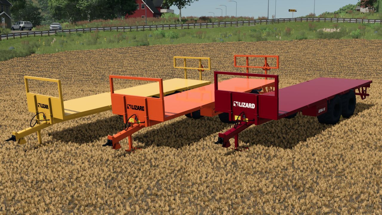 Ефективний Причіп-Платформа Lizard GFB 4-16 — Універсальний Транспорт для Ферми