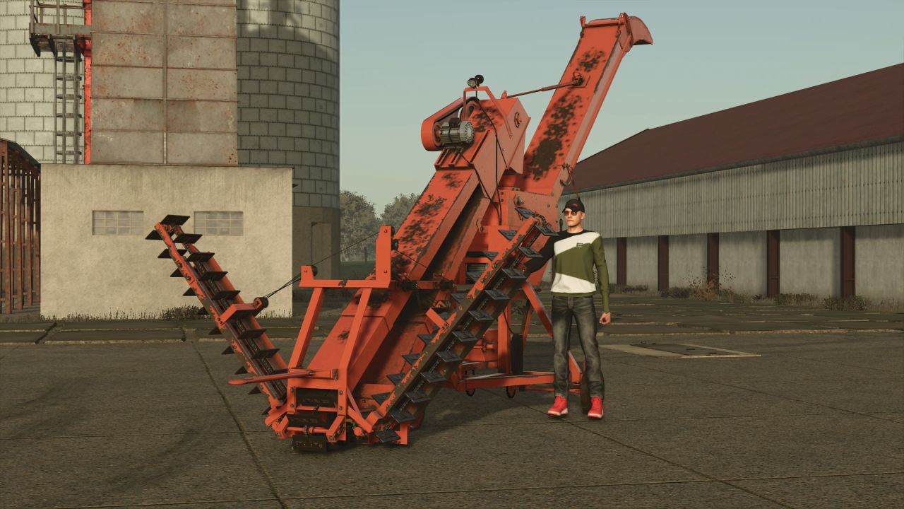 Ефективний Завантажувач ЗЗП-60 (ЗМ-60А) — Мобільна Перевалка Насіння та Зерна у FS25