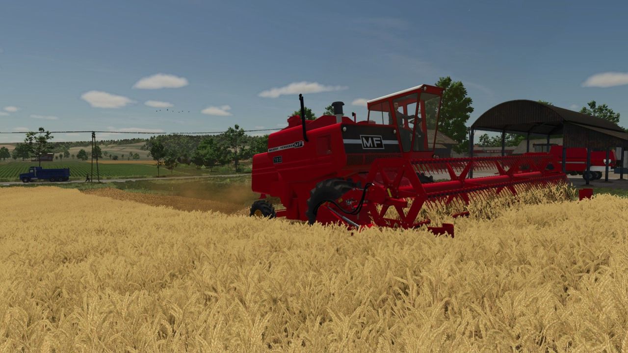 Легендарний Комбайн Massey Ferguson 760 для Ефективного Збору Врожаю у FS25