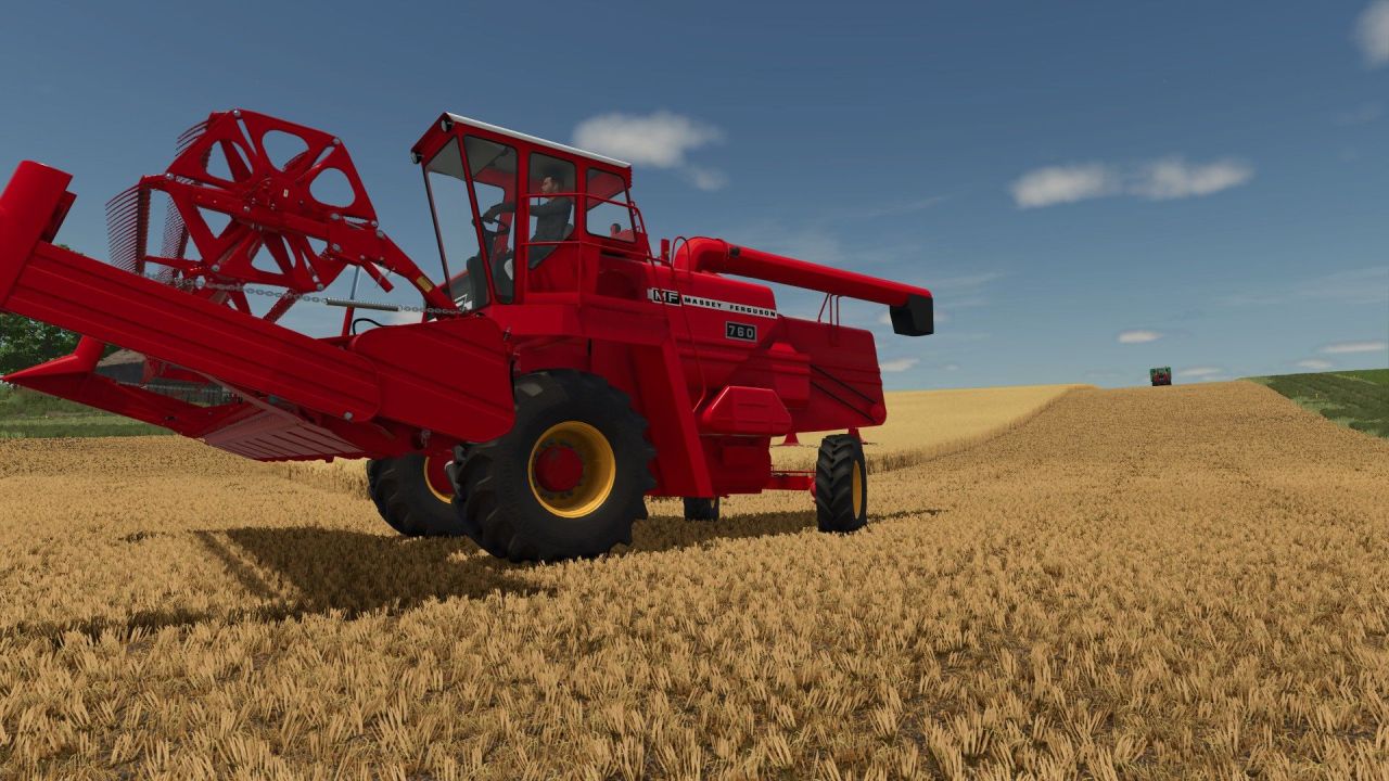 Легендарний Комбайн Massey Ferguson 760 для Ефективного Збору Врожаю у FS25 - Скріншоти