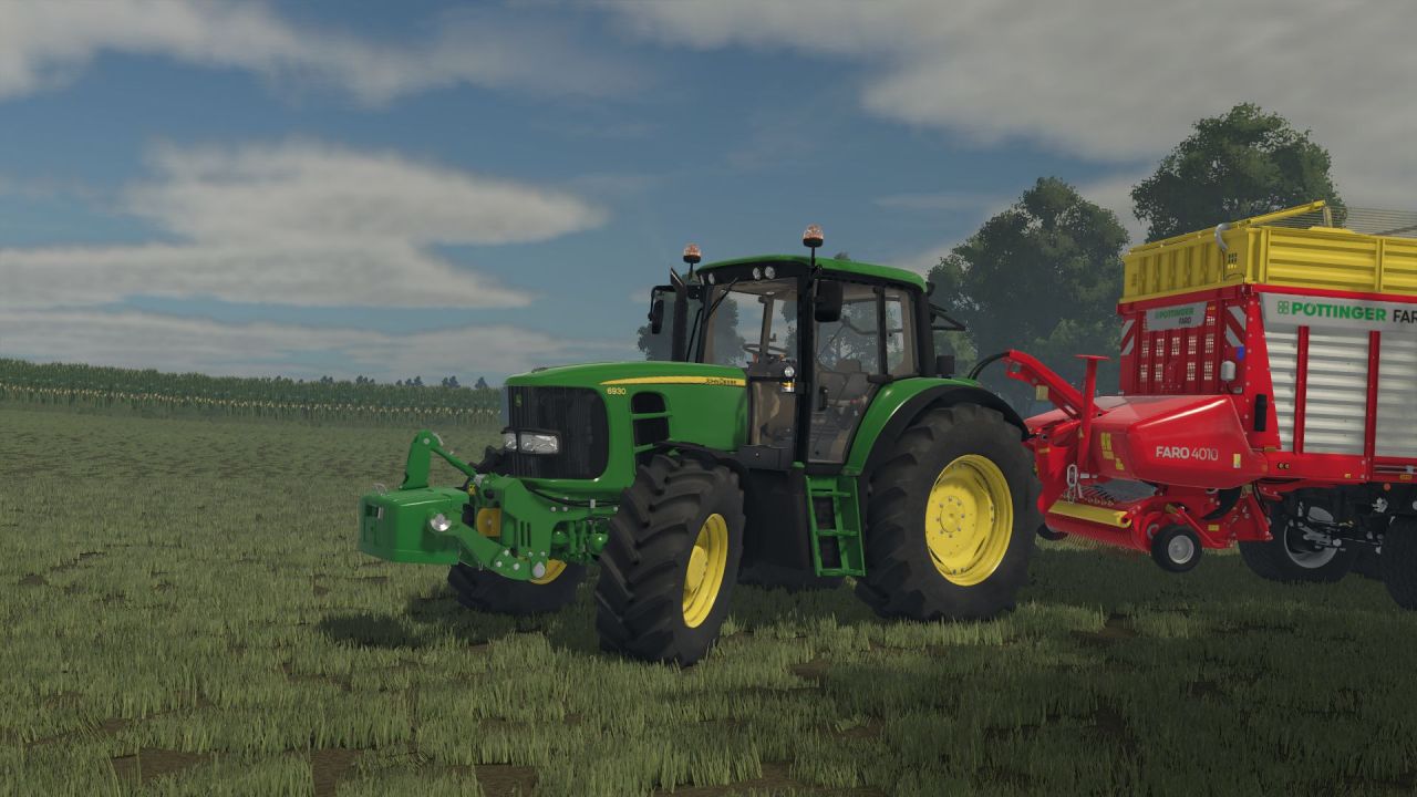Потужний Трактор John Deere 6030 Comfort 6 cyl (6530/6630/6830/6930) для Farming Simulator 25