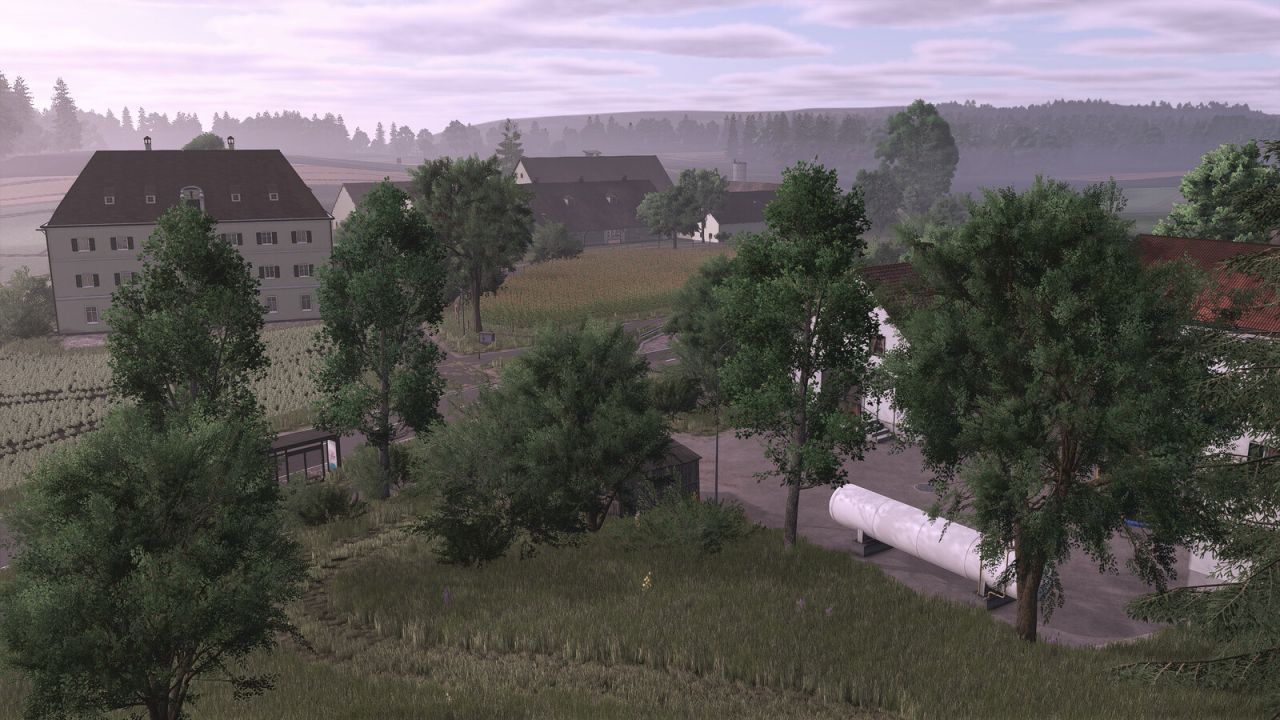 Legendäre Karte Schellenberg für Farming Simulator 25 — Realistisches Oberschwaben