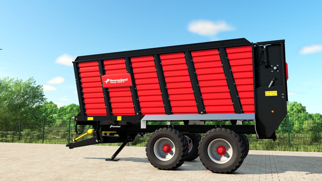 Efektywny Przyczep Kverneland Taarup 12040D o Dużej Pojemności do FS25