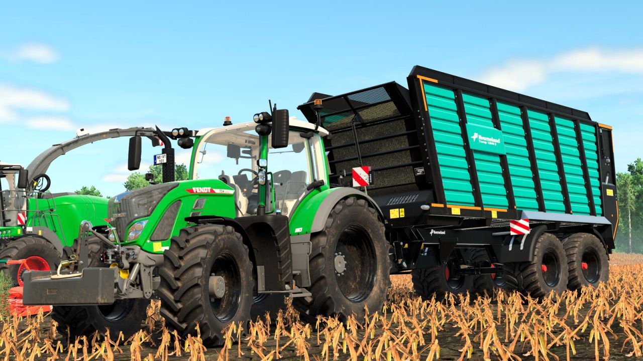 Efektywny Przyczep Kverneland Taarup 12040D o Dużej Pojemności do FS25