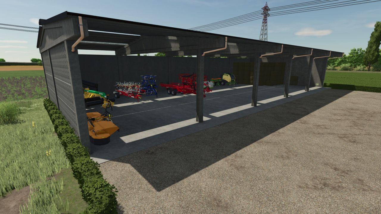 Ефективні Італійські Ангари Italian-Style Prefabricated Sheds з Містким Сховищем Тюків