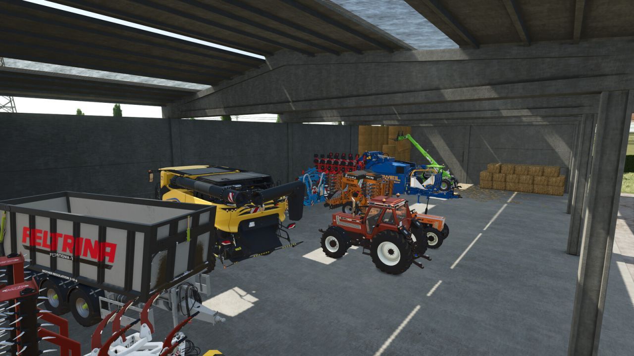 Ефективні Італійські Ангари Italian-Style Prefabricated Sheds з Містким Сховищем Тюків