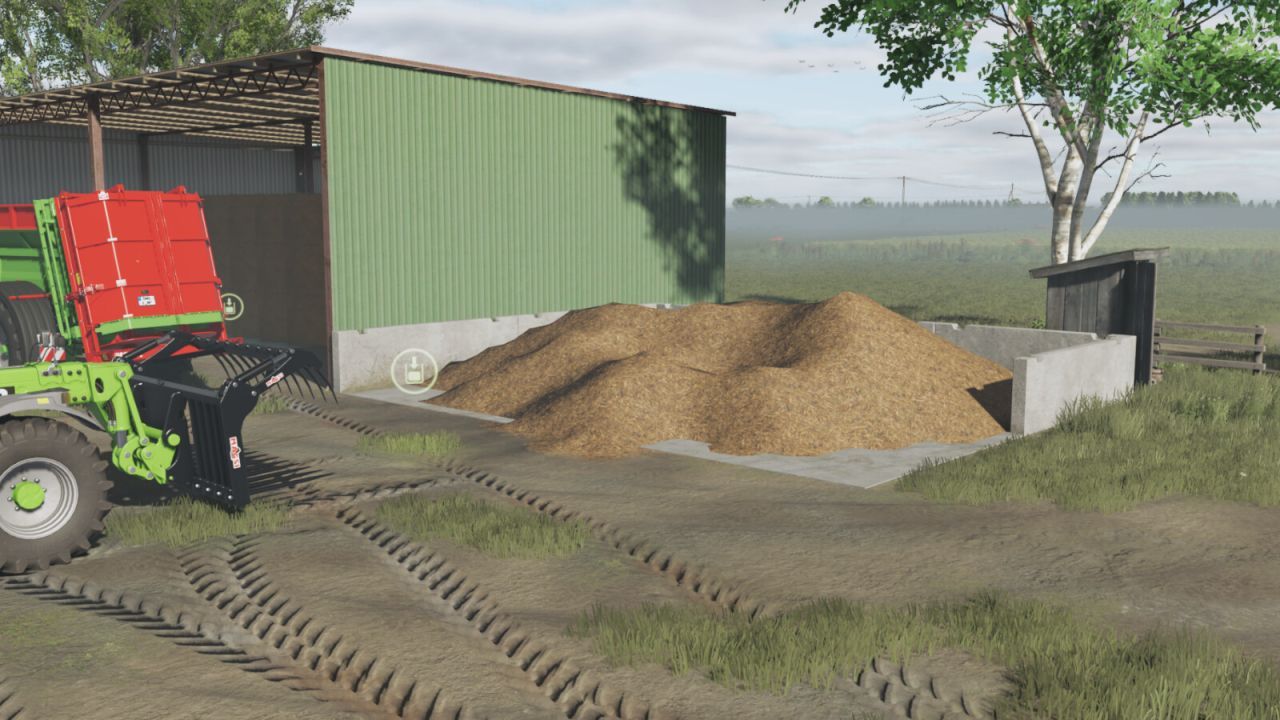 Efektywny Pack Of Manure Heap — 14 Stosów Obornika z Rozszerzeniami dla FS25