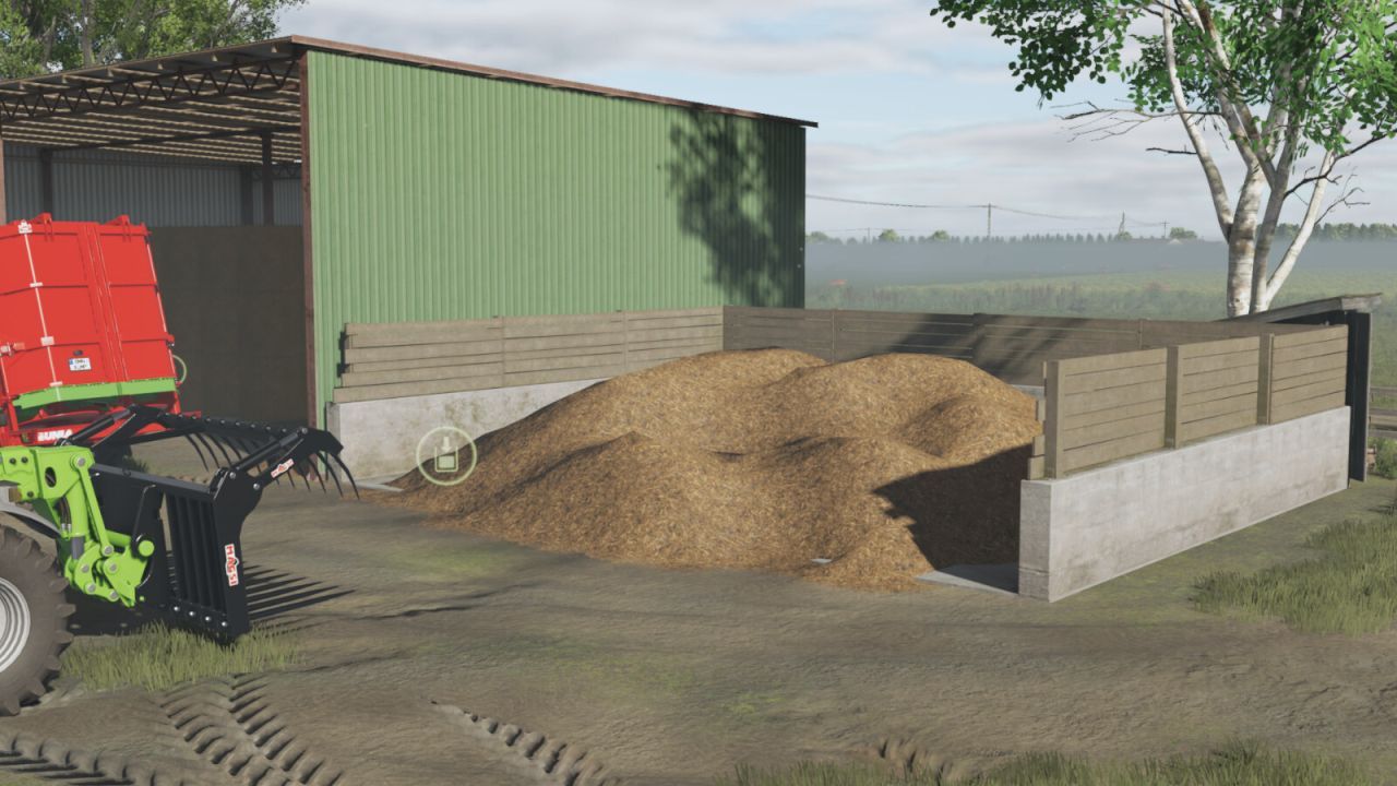 Efficient Pack Of Manure Heap — 14 Manure Piles with Extensions for FS25