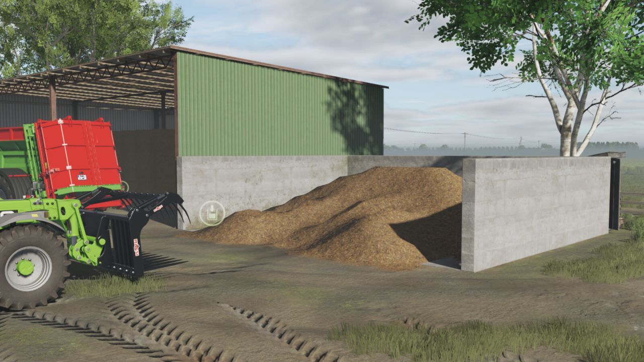 Efficient Pack Of Manure Heap — 14 Manure Piles with Extensions for FS25