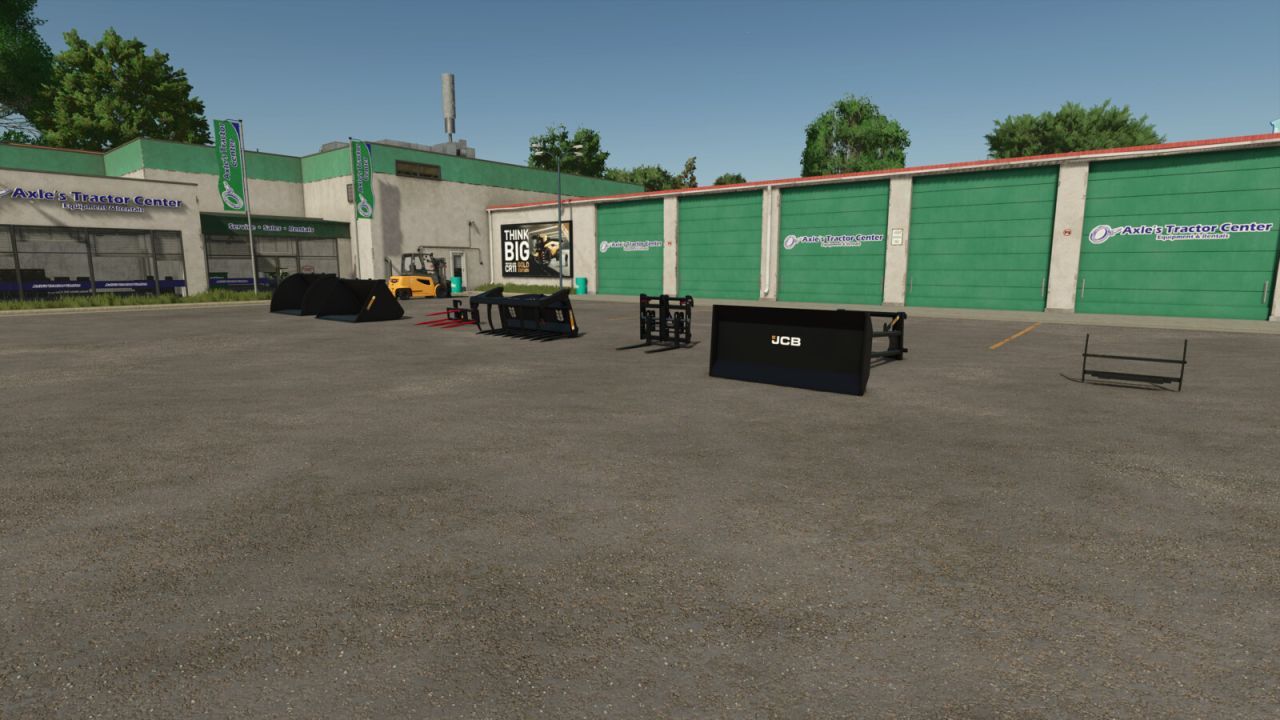 Ефективний Пак Навісок JCB Attachments для Телескопічних Навантажувачів і Skid Steer у FS25