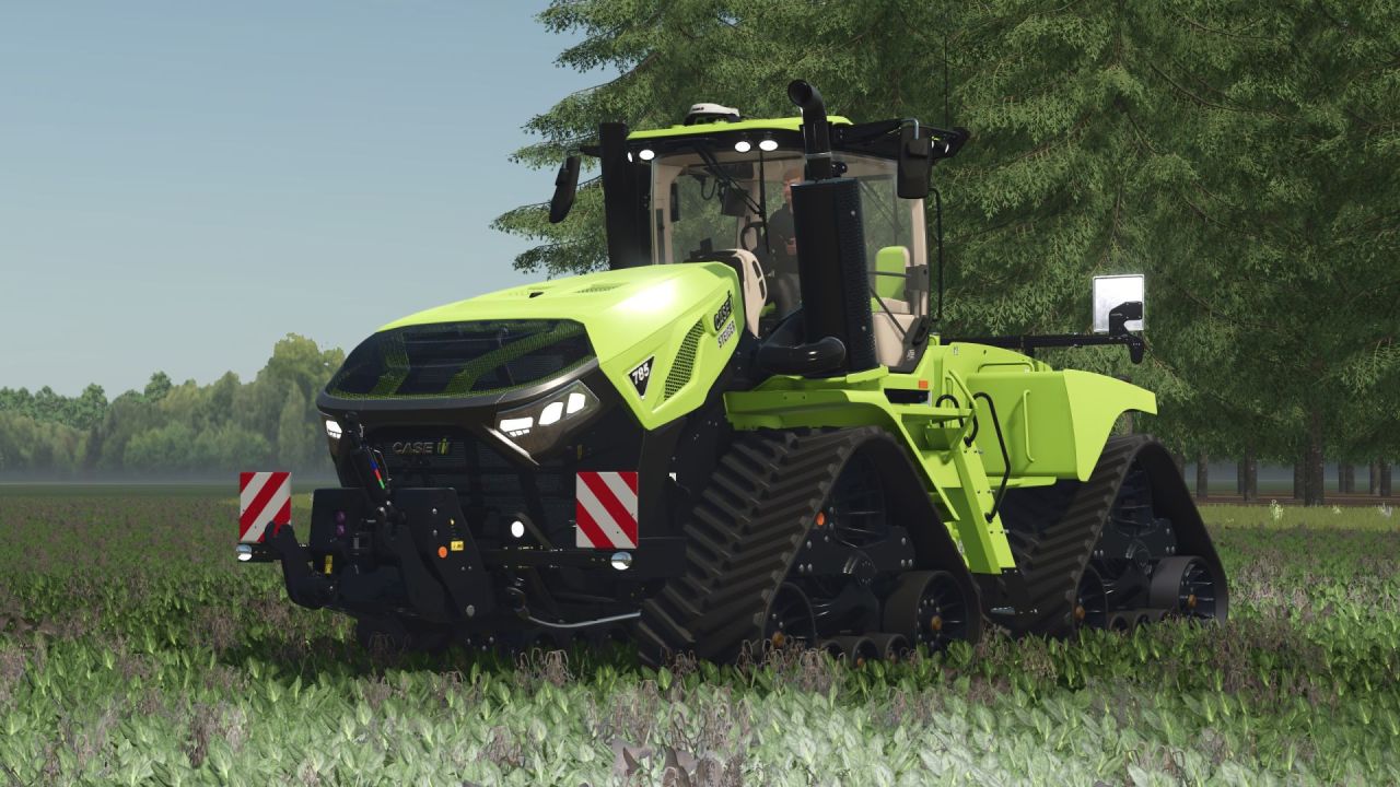 Powerful Case IH Steiger Quadtrac 715/785 with Front Loader and PTO for Farming Simulator 25