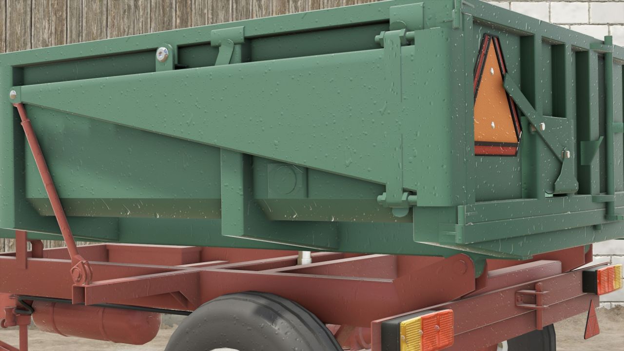 Effektiver Agromet T-039 Streuer mit 3200 l für Farming Simulator 25