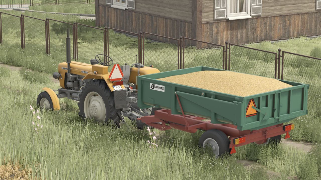 Effektiver Agromet T-039 Streuer mit 3200 l für Farming Simulator 25