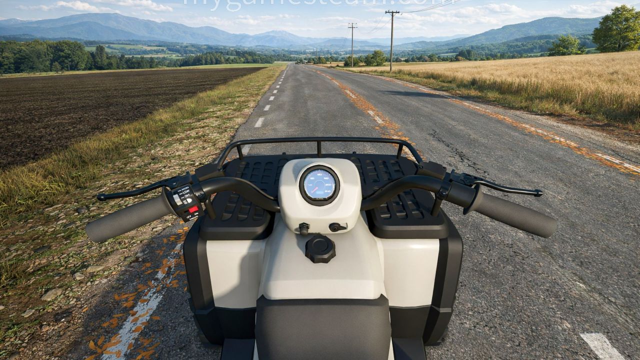 Effektives ATV Quad Bike mit Schneepflug für Farming Simulator 25