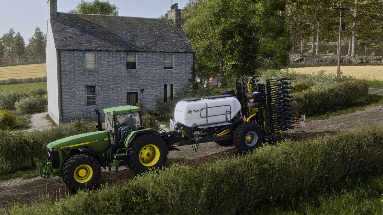 Efektywna Siewnik SKY Maxidrill w Firmowych Kolorach do Farming Simulator 25