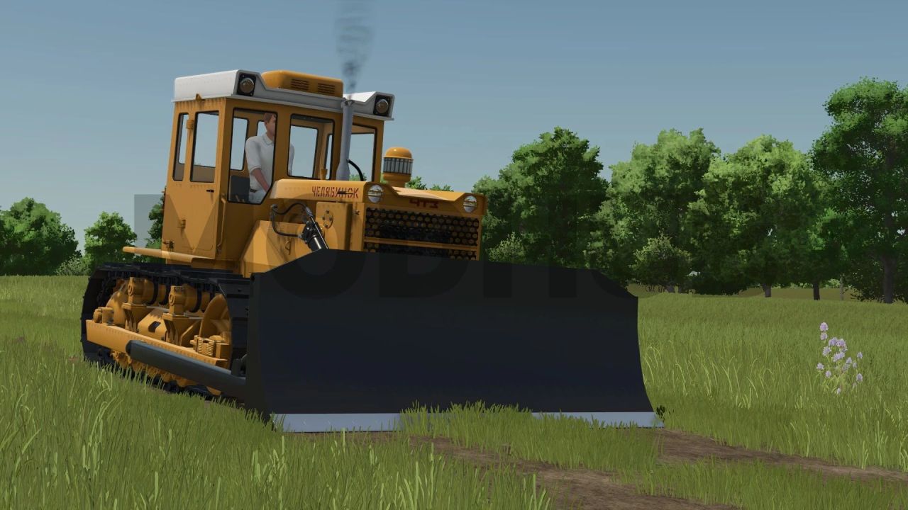 Легендарний Гусеничний Трактор-Бульдозер CHTZ T-130 для Farming Simulator 25