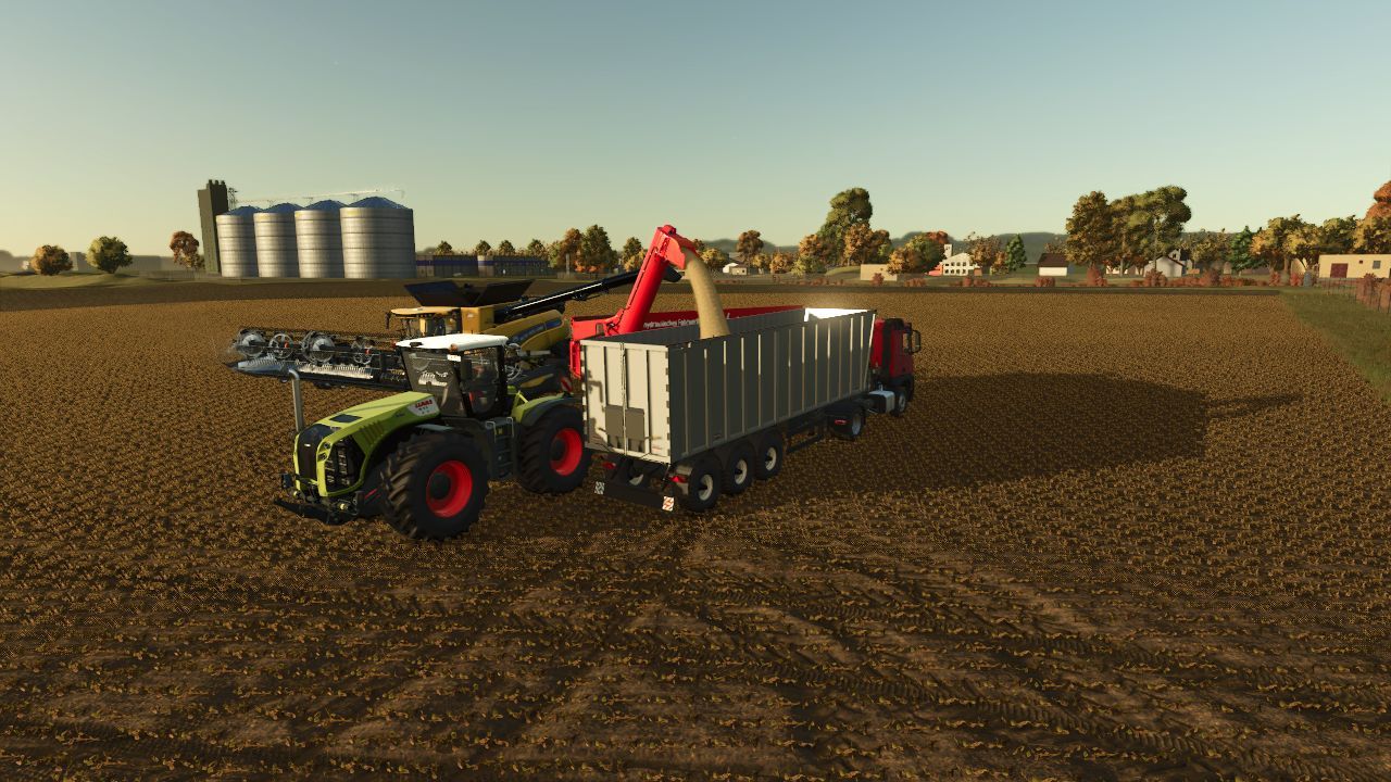 Effizienter Benalu BulkLiner 55m³ Anhänger für große Ernte in FS25