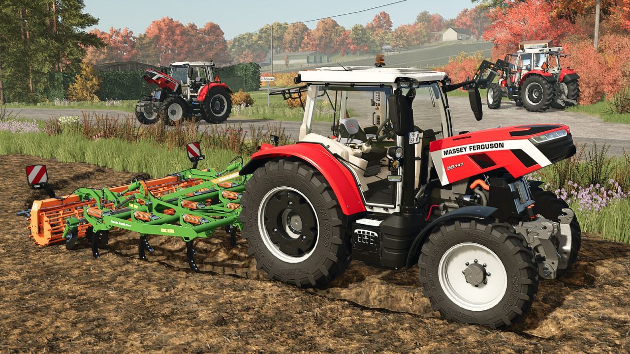 Effizienter Kompakter Traktor Massey Ferguson 5S für Farming Simulator 25