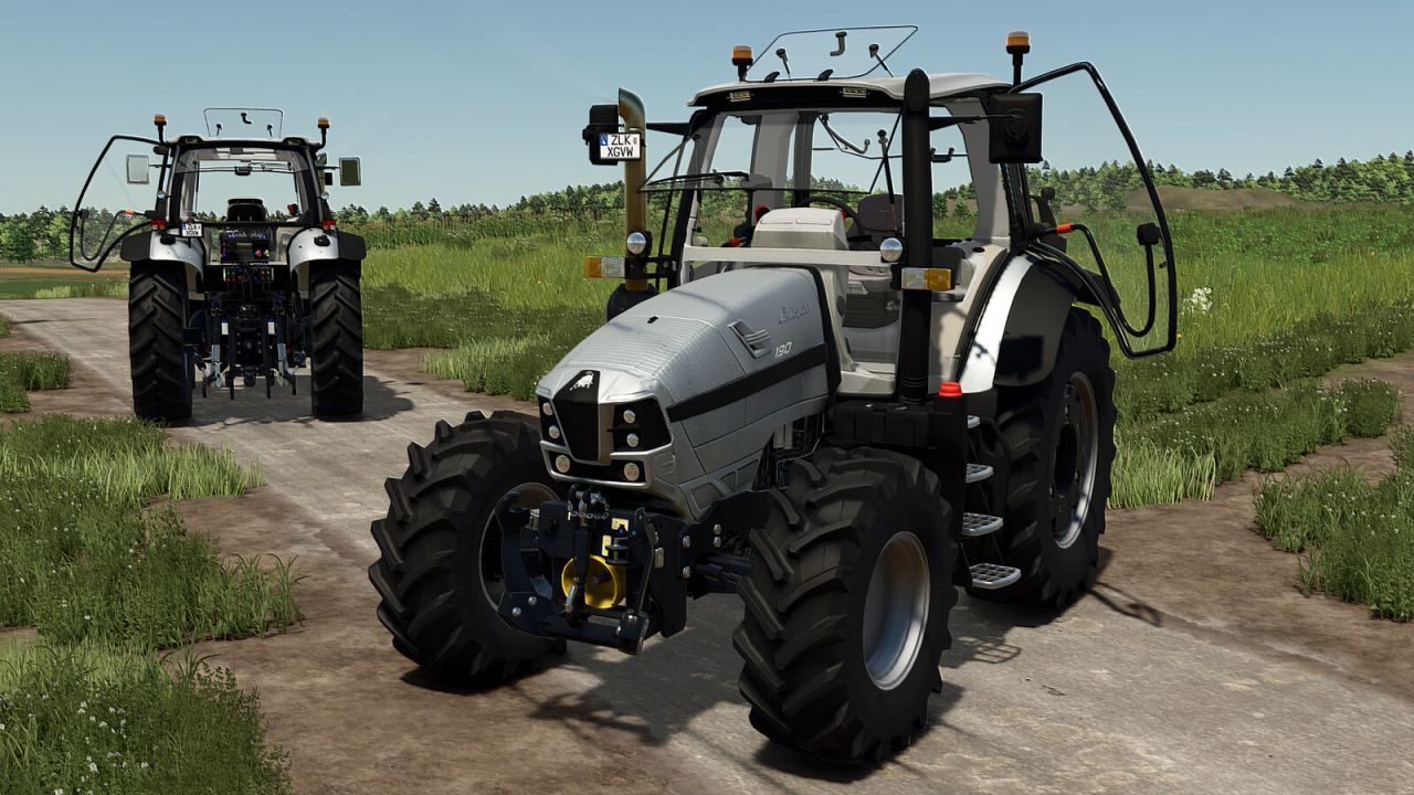 Leistungsstarker Mitteltraktor Lamborghini Spark 160-190 für Farming Simulator 25