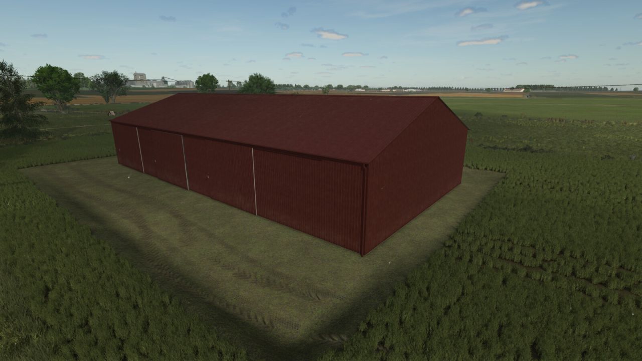 Новий Ангар Hall 30x15 для Farming Simulator 25 — Стильний Навіс для Техніки