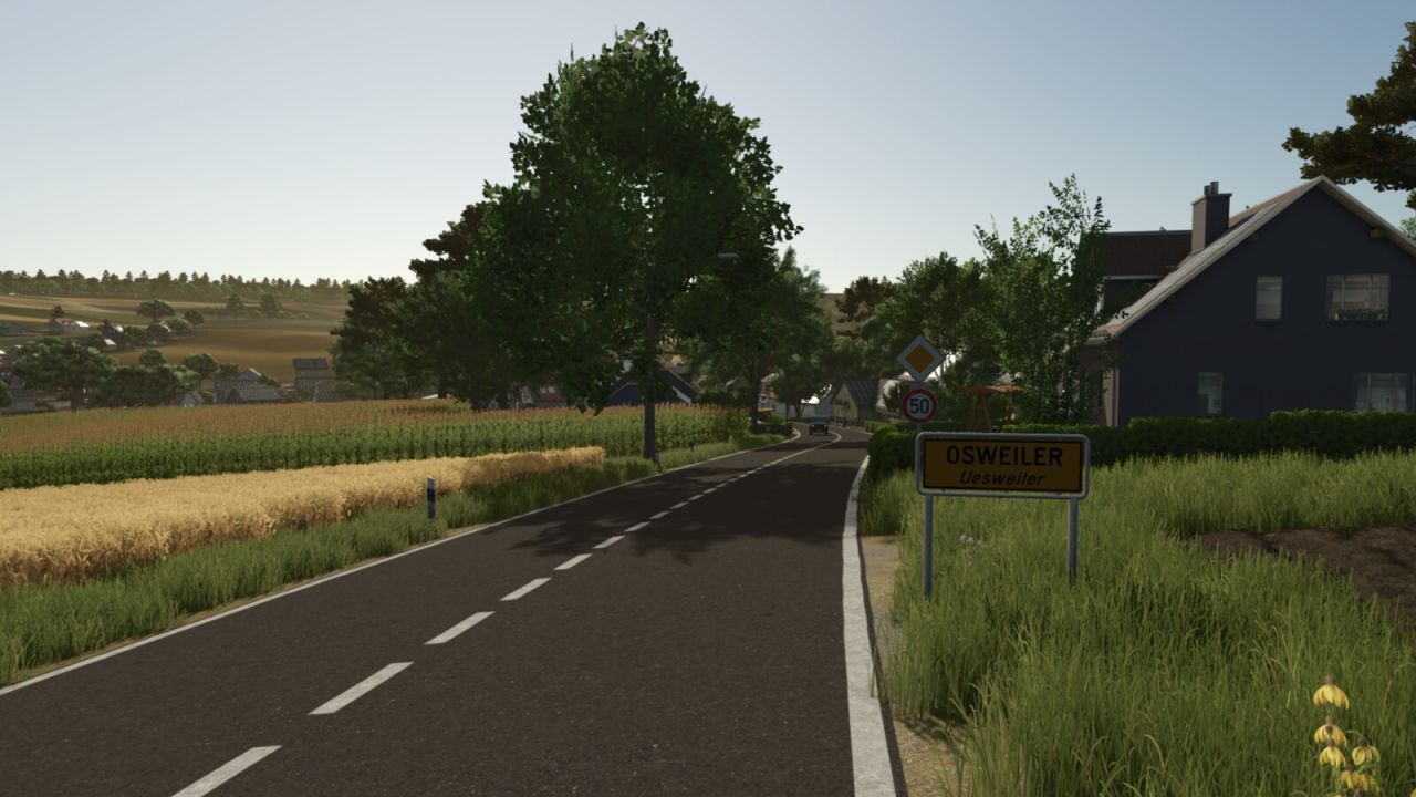 Atmospheric Map Osweiler for Farming Simulator 25 — Luxembourg Fields and Modern Farming