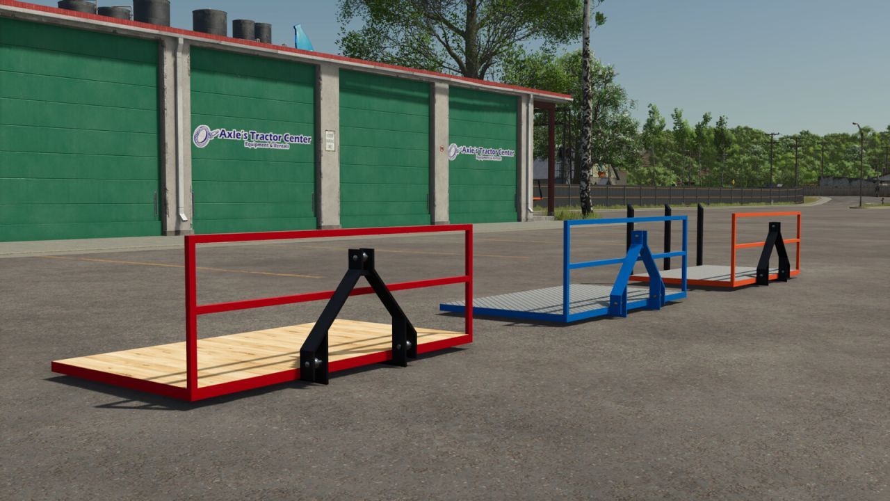 Universelle Plattform für FS25 - Schneller Transport von Paletten und Ballen