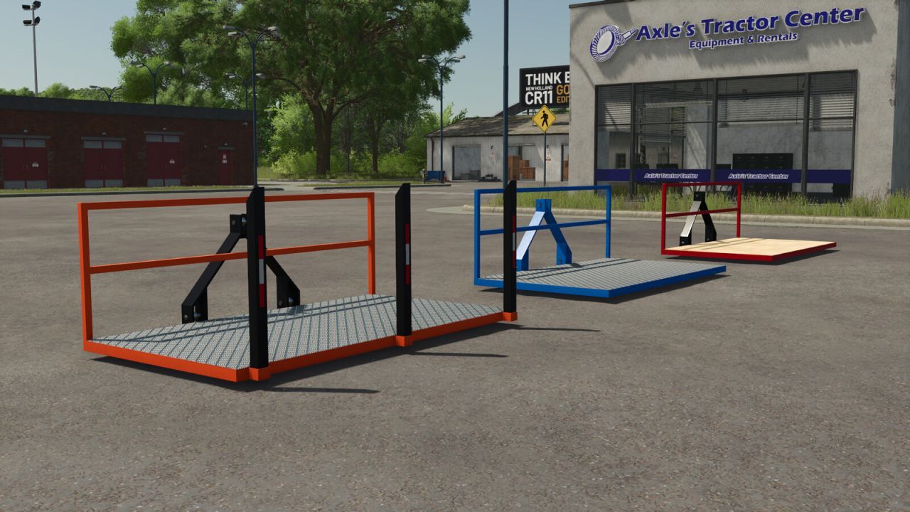 Universal Platform for FS25 — Quick Transport of Pallets and Bales