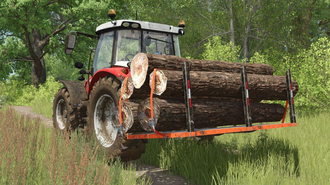 Universal Platform for FS25 — Quick Transport of Pallets and Bales
