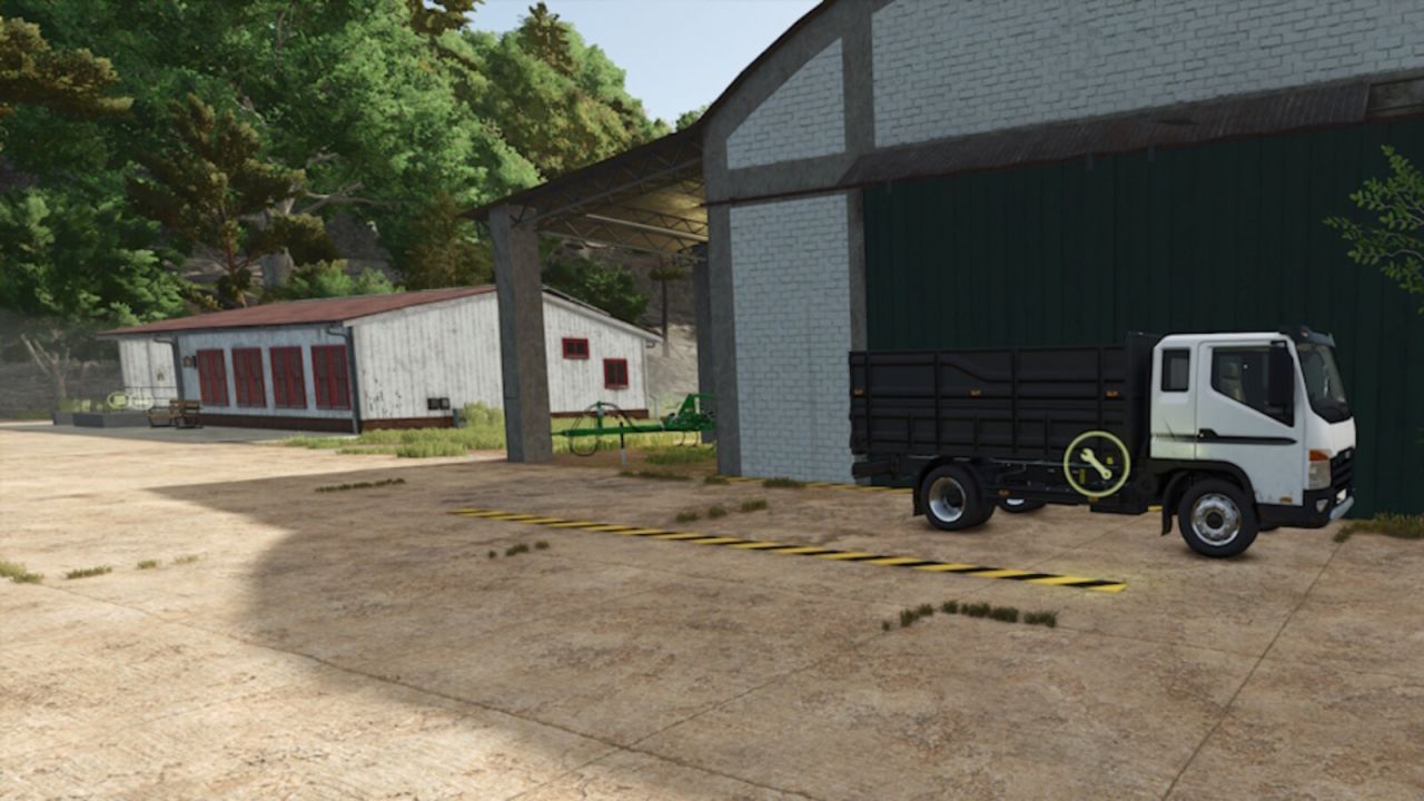 Universelles Addable Triggers Mod für FS25 — Belebte Leere Gebäude auf der Farm