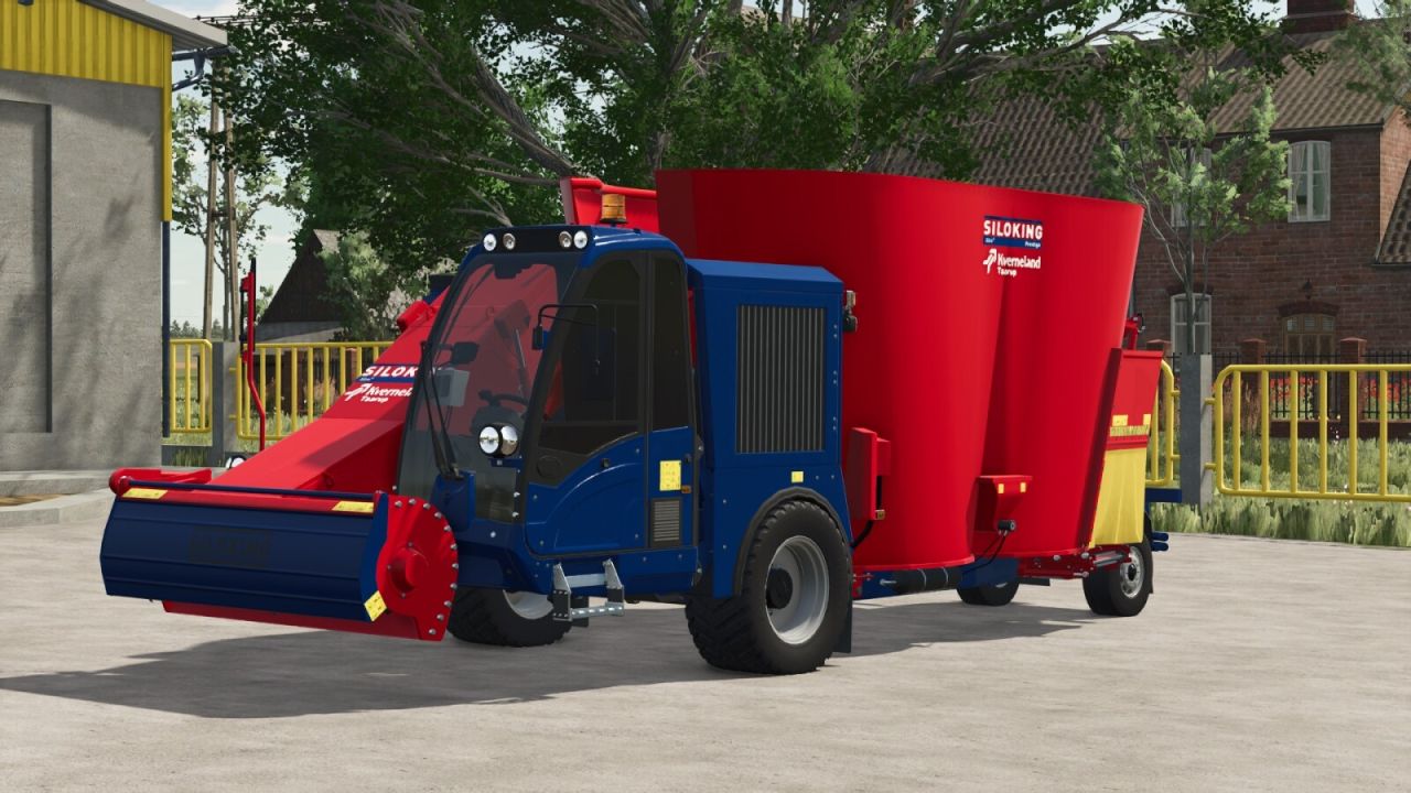 Самохідний вертикальний кормозмішувач об’ємом 22 м³.для Farming Simulator 25