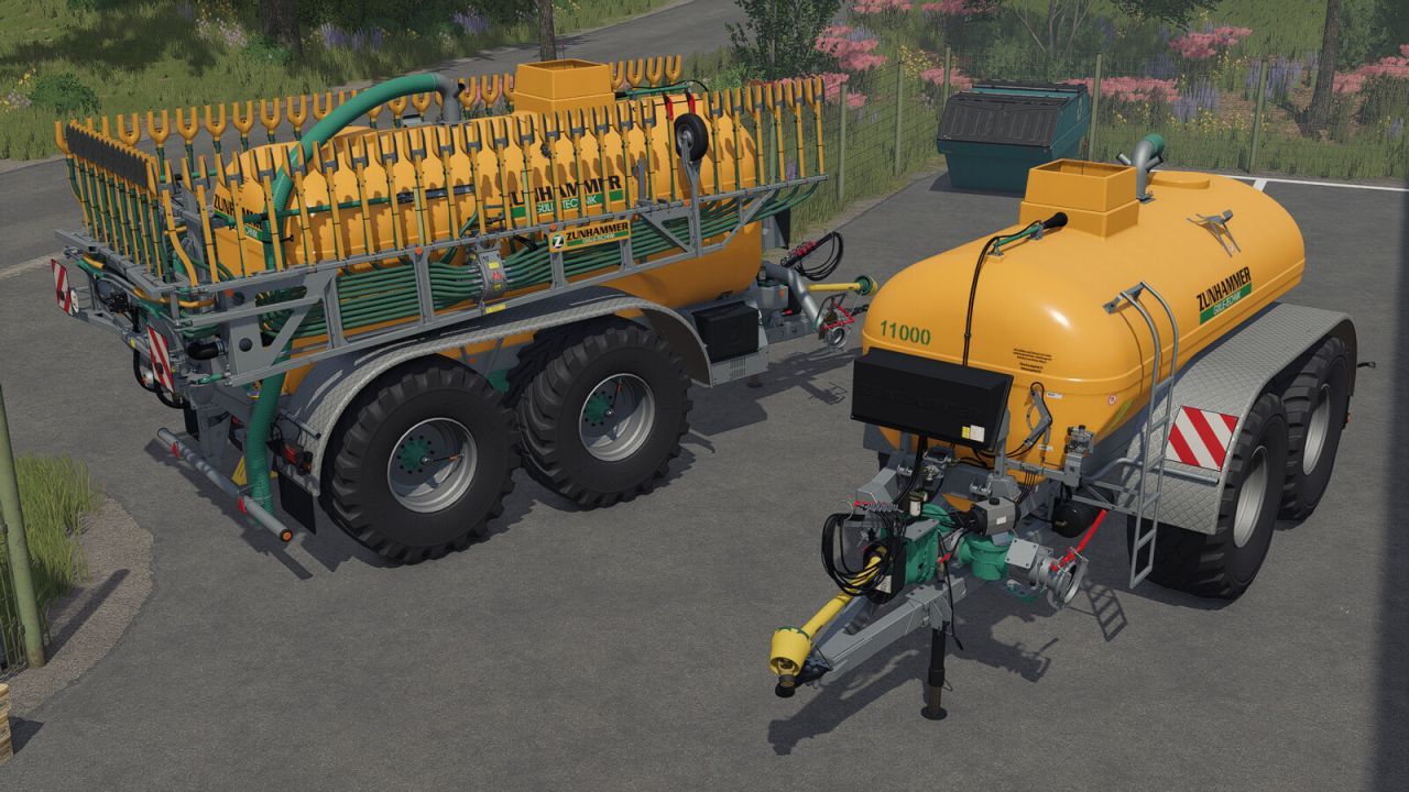 Efficient Zunhammer MKE Pack for Manure Spreading in Farming Simulator 25