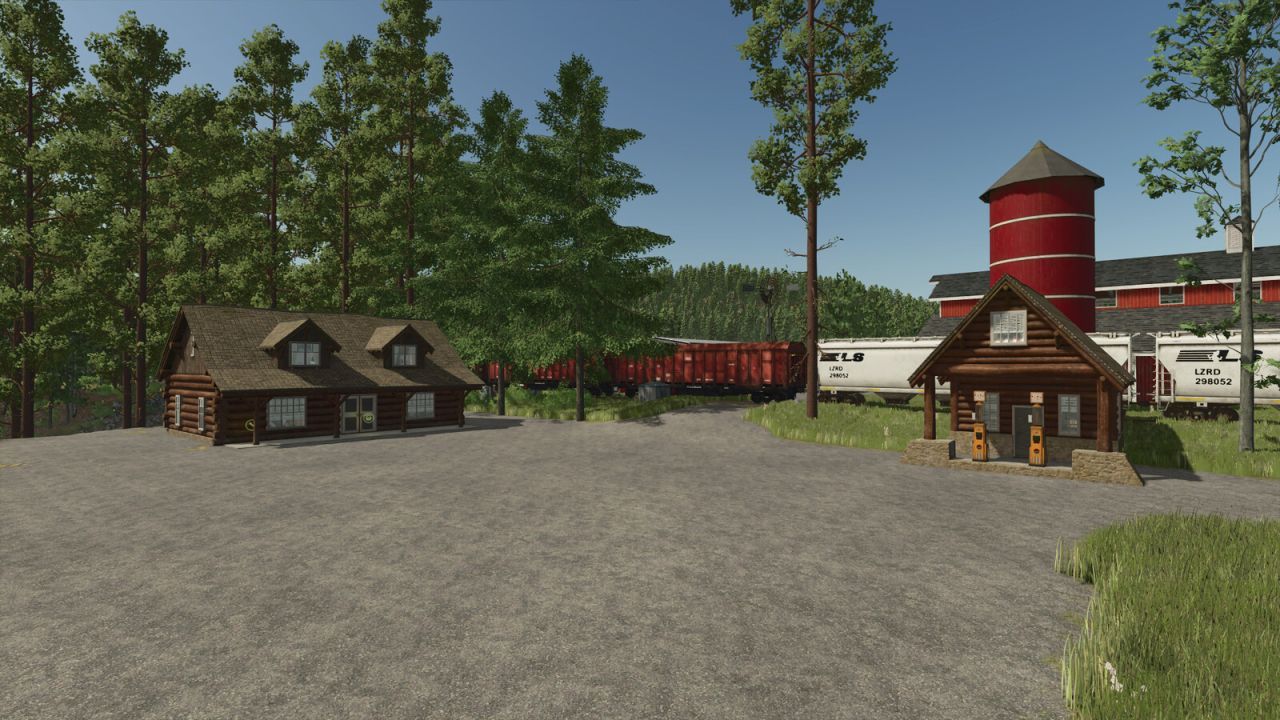 New Map Jasper River Valley for Farming Simulator 25 — Logging, Train and Productions