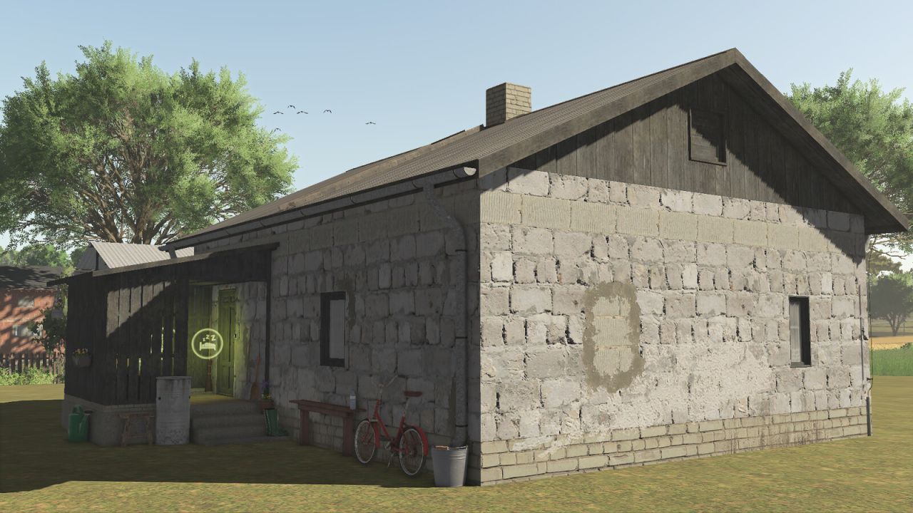 Przytulny Dom Old Farmhouse dla Farmy w Farming Simulator 25