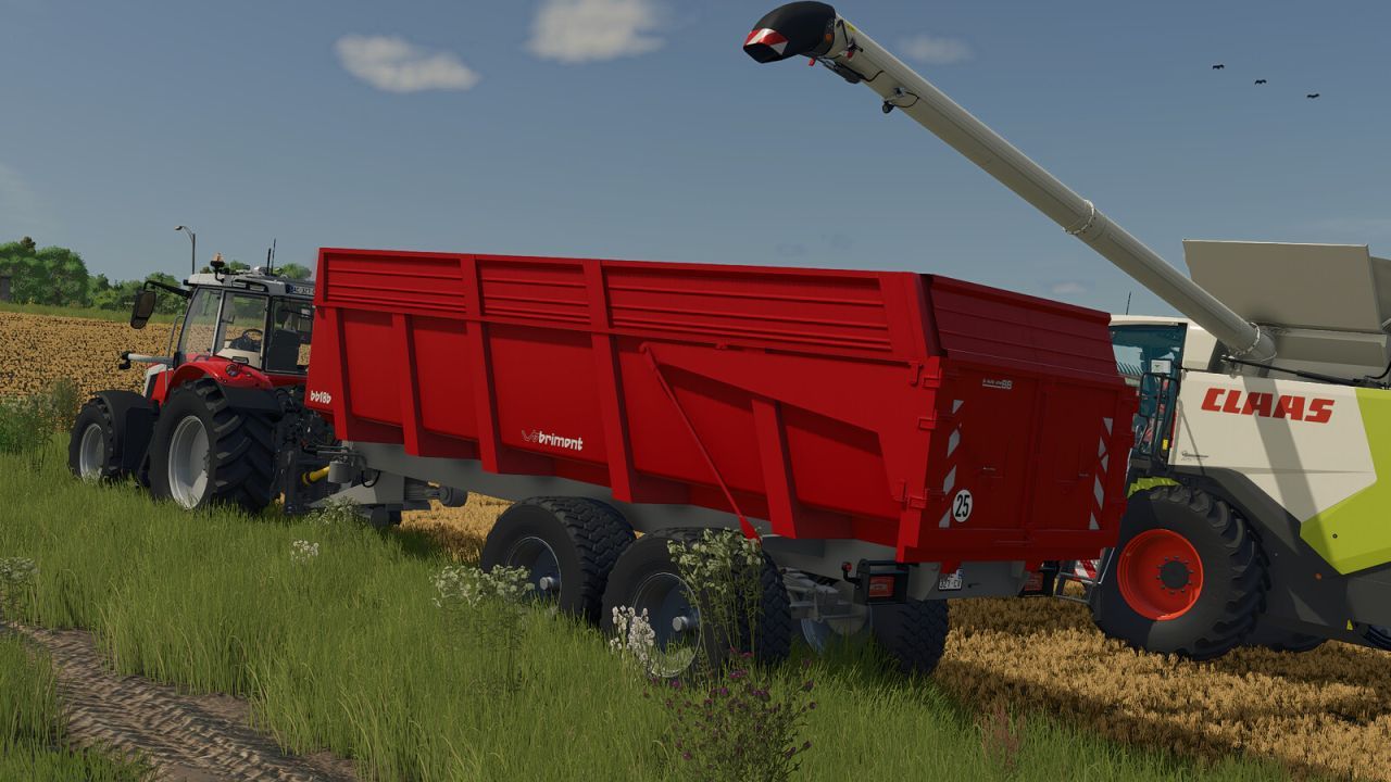 Effiziente Brimont BB18B und BB24TRD Anhänger für Hochleistungs-Transport in FS25
