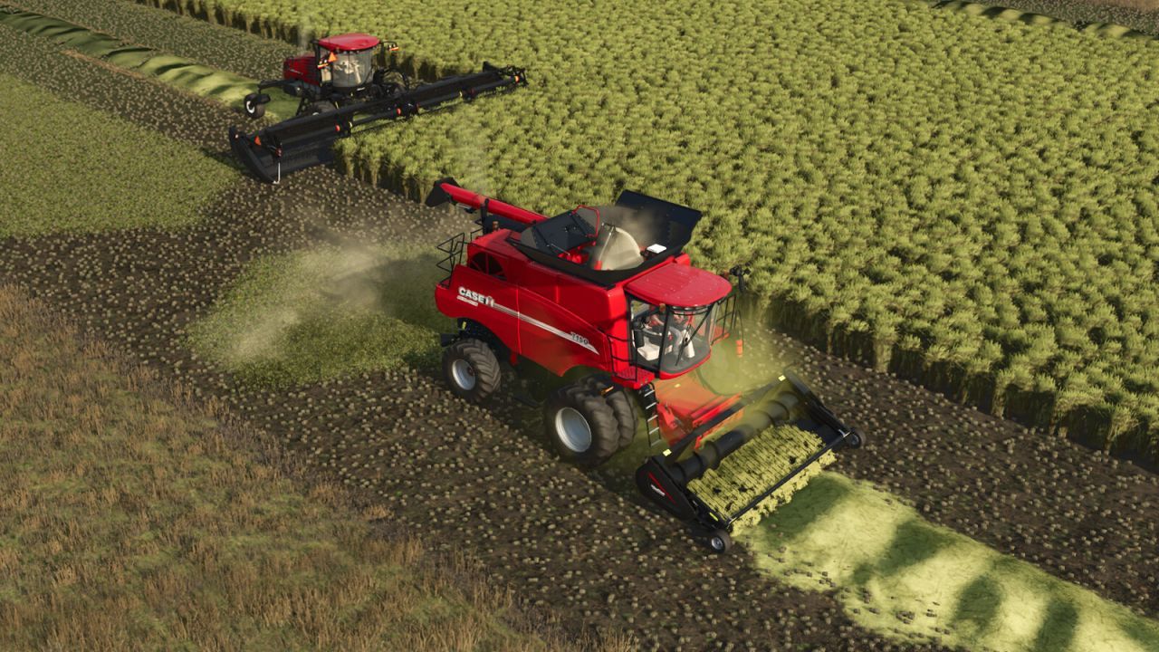 Effektives Mod Swathing Plus für FS25: Mehr Schwaden und Grasernte