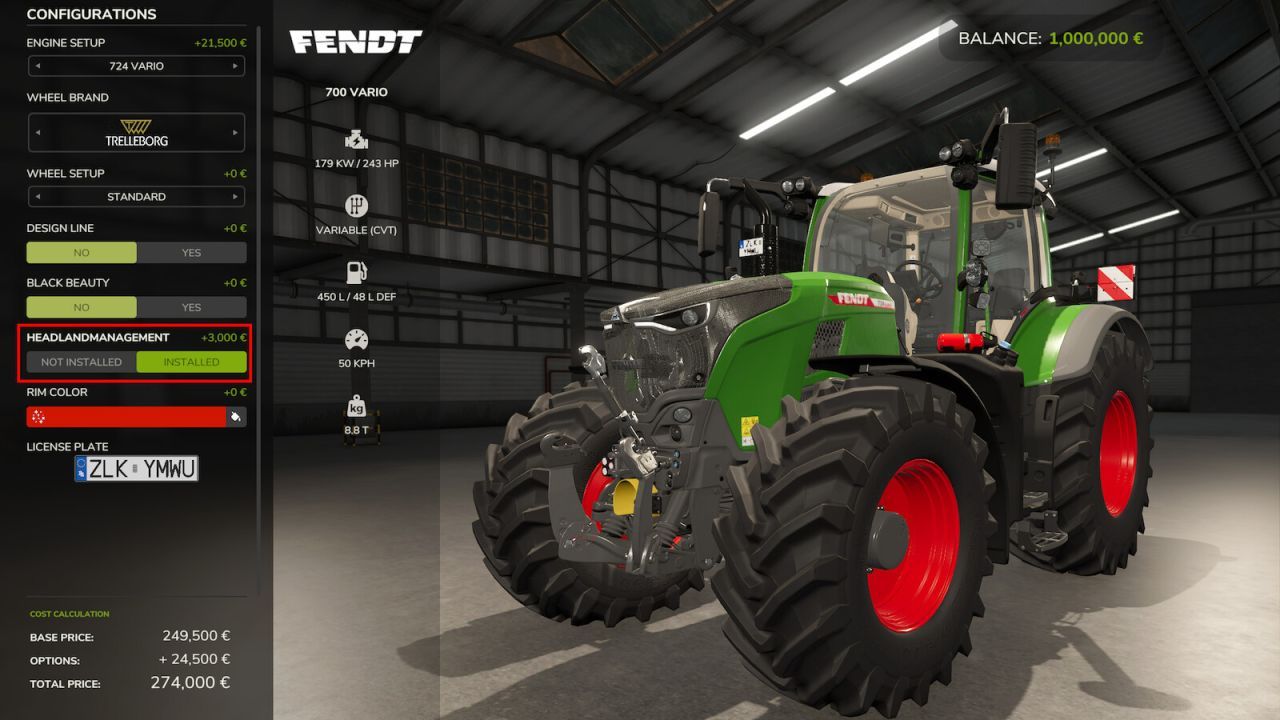 Smart Headland Management for FS25 - Perfect Turns at the Field Edge