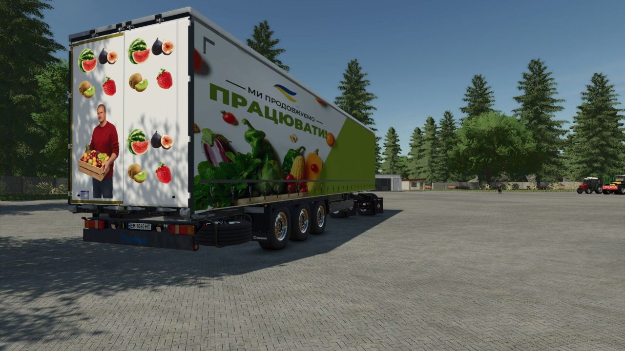Efektywny Przyczep Krone Profi Liner do Transportu Palet w Farming Simulator 25
