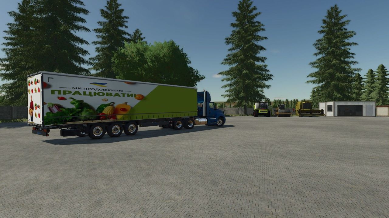 Efektywny Przyczep Krone Profi Liner do Transportu Palet w Farming Simulator 25