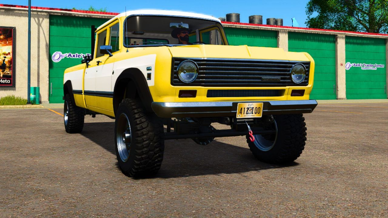 Legendarny Pickup 1975 International 200 Travelette Edit — Cummins Turbo Diesel dla FS25