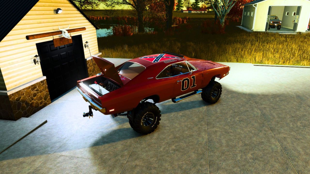 Legendarny 1968 Dodge Charger Custom 4x4 — Potężny Offroad dla Farmy w FS25