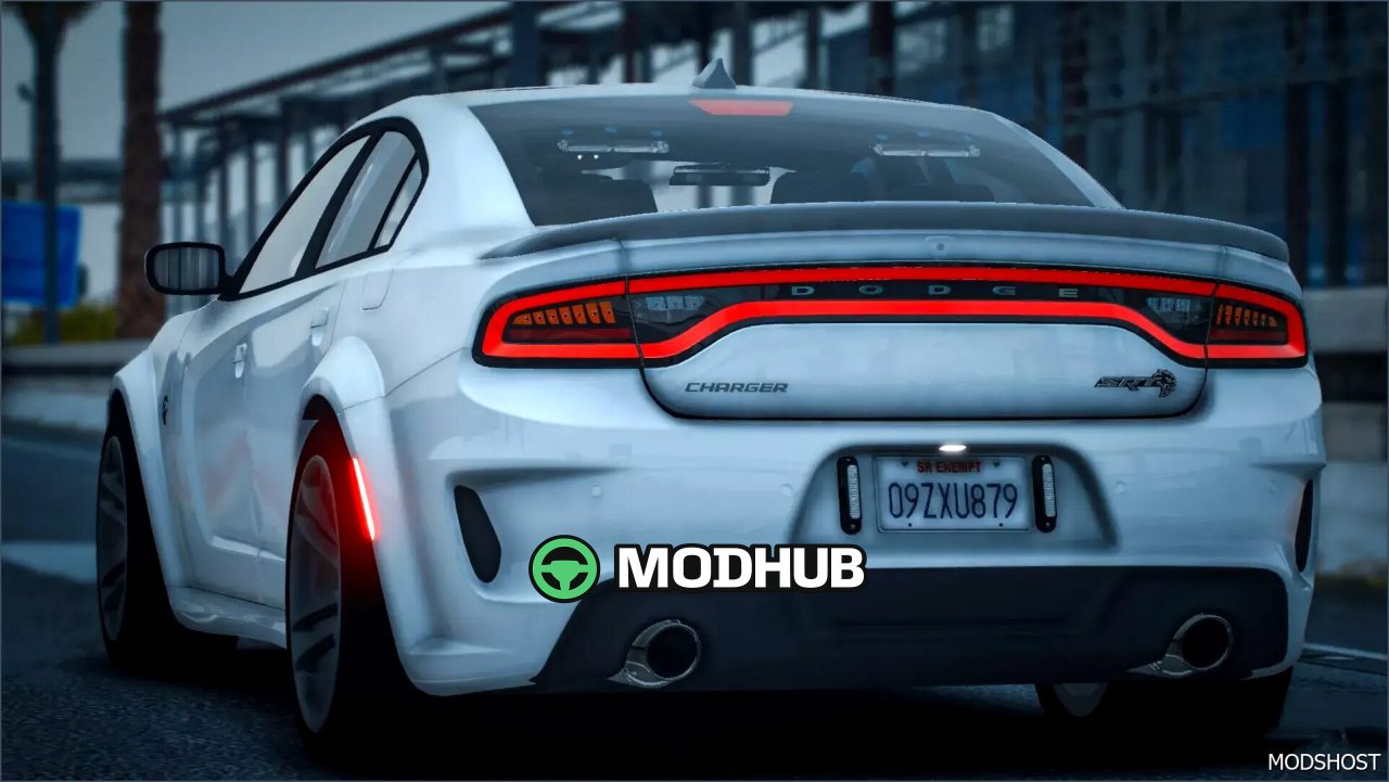 Dodge Charger SRT Hellcat Unmarkierte FBI - Leistungsstark und Aggressiv