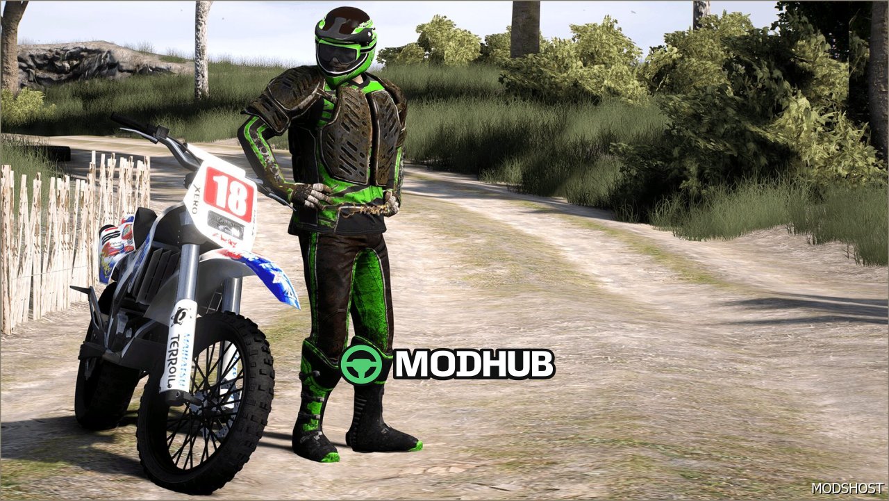 Motorcross Outfit MP Male GTA 5 Player Mod